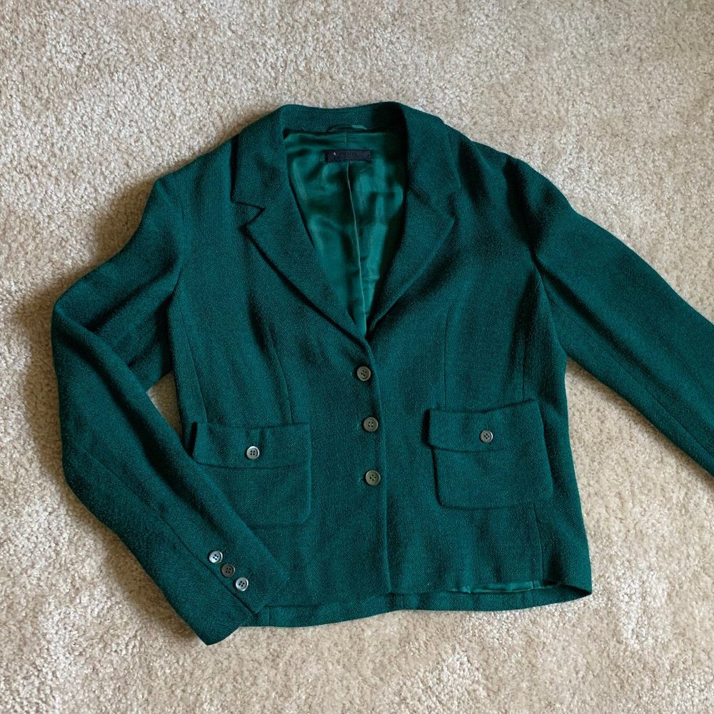 Prada Emerald Green Vintage Blazer